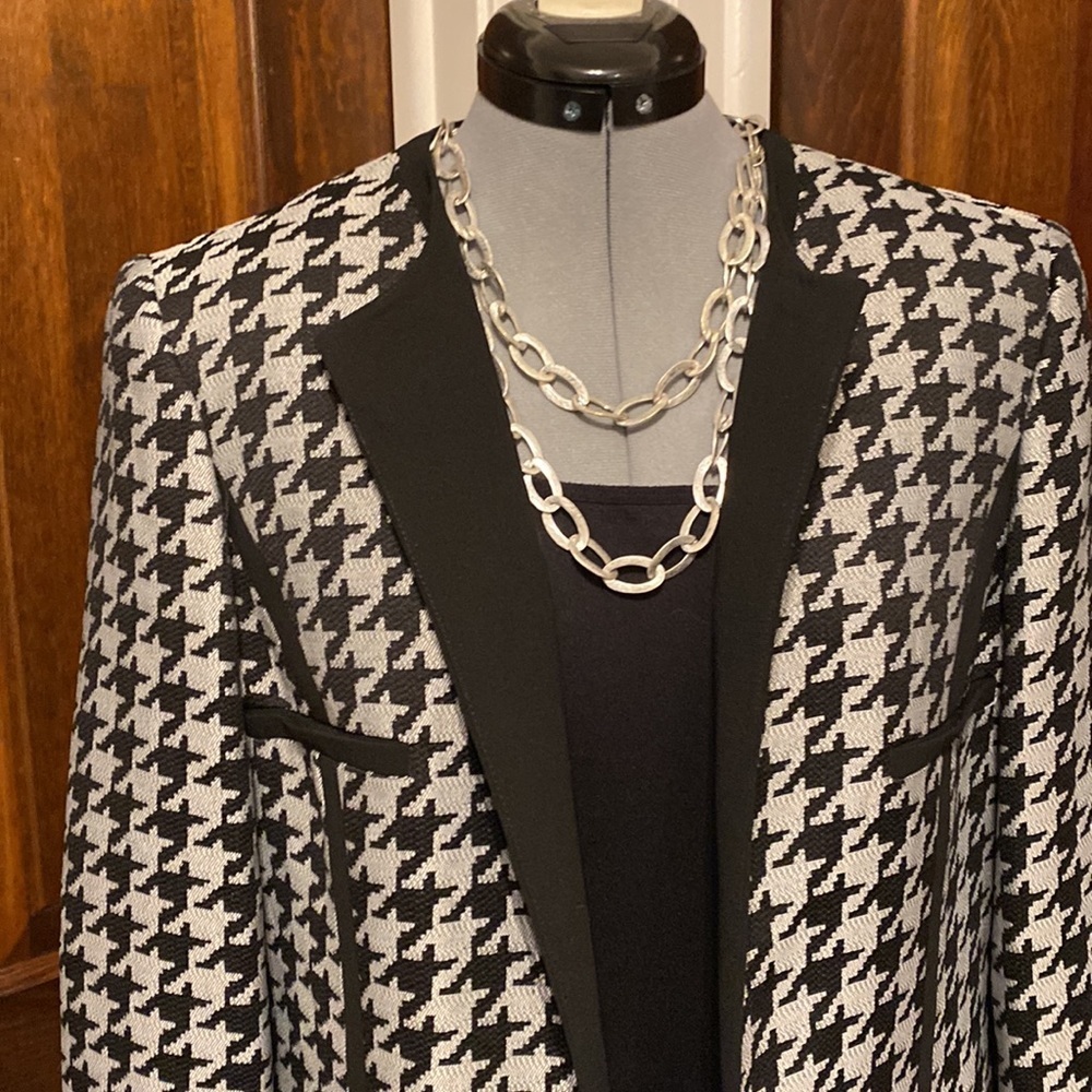 Jones Studio Separates Black And Gray Houndstooth… - image 2